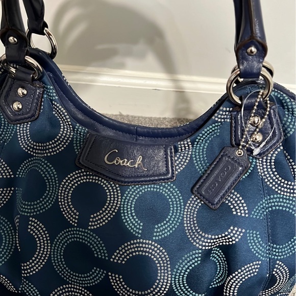 Ashley Dotted Coach Purse - Picture 5 of 9